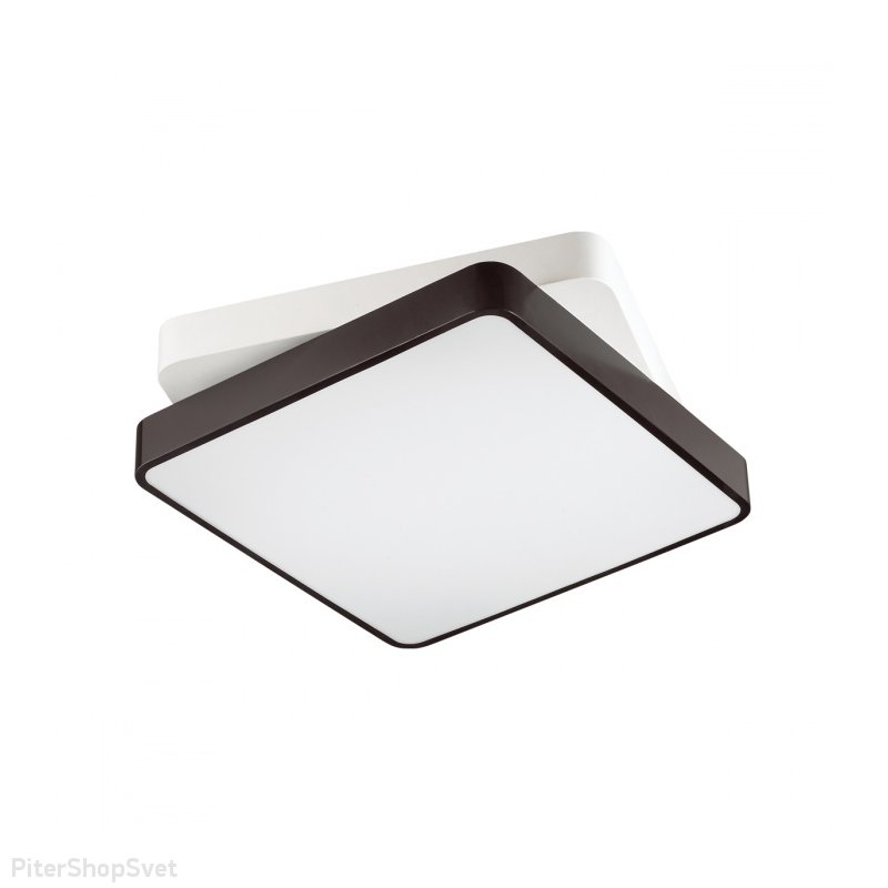 Чёрно-белый квадратный светодиодный светильник «AGATHA» 4511/72CL