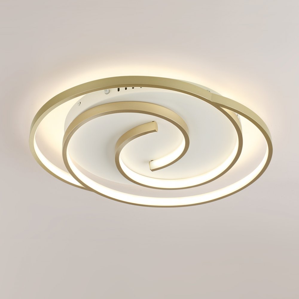 Потолочная люстра спираль 75Вт 3000/4000/6000К «Twist» 8020/75CL