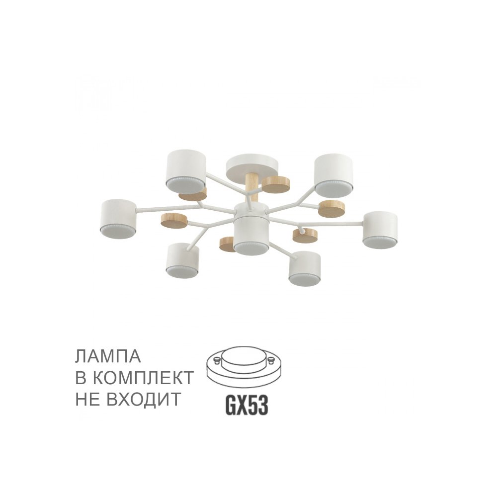 Потолочная люстра «RONDO» 8195/7C
