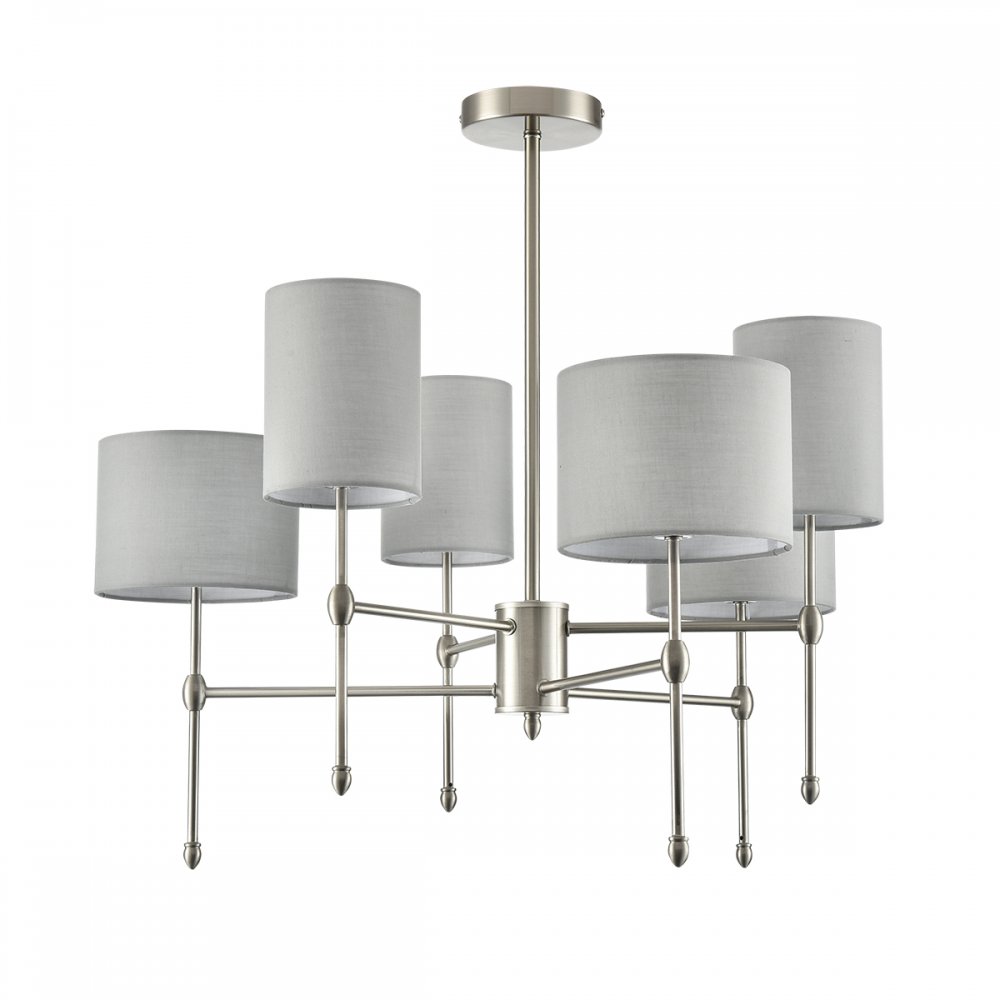Люстра на штанге с абажурами «Latti» 8262/6C