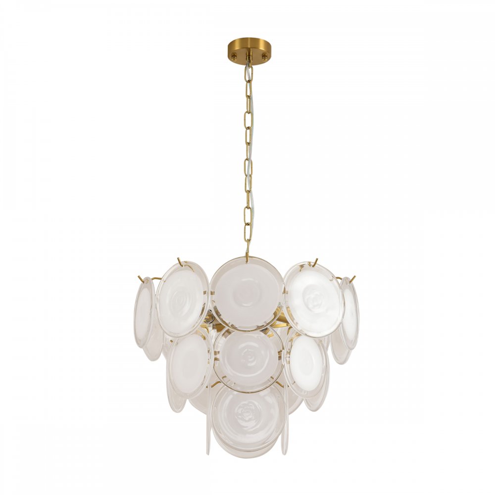 Подвесная люстра каскад подвесок диски «CHIPSY» 8320/5