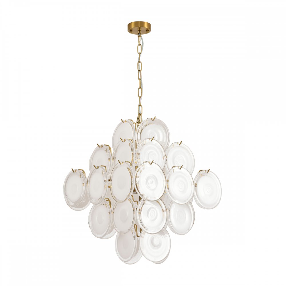 Подвесная люстра с подвесками диски «CHIPSY» 8320/8