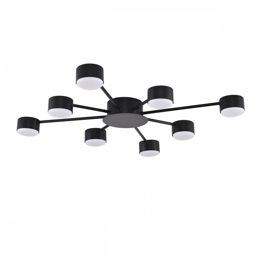 Чёрная потолочная люстра «TORINA» 8344/8C