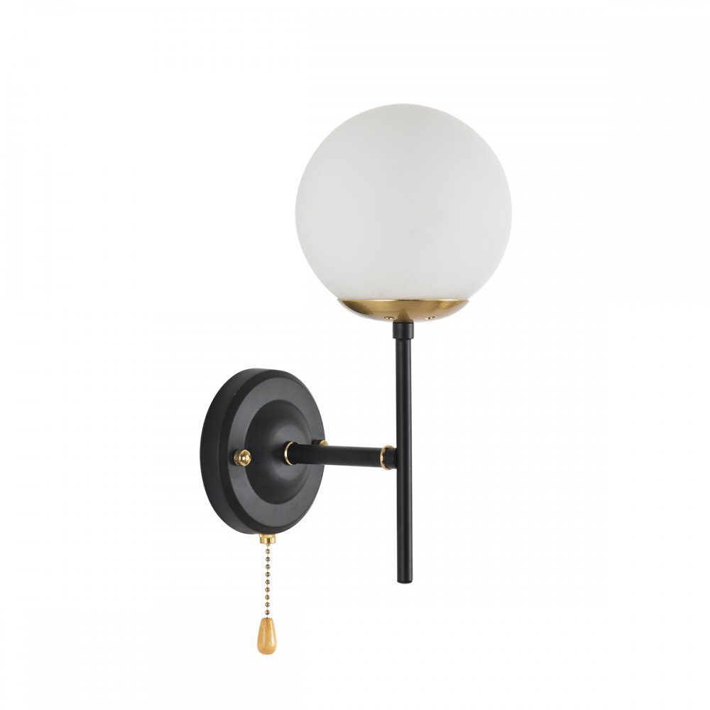 Настенное бра с плафоном шар 13см «ELRONA» 8375/1W