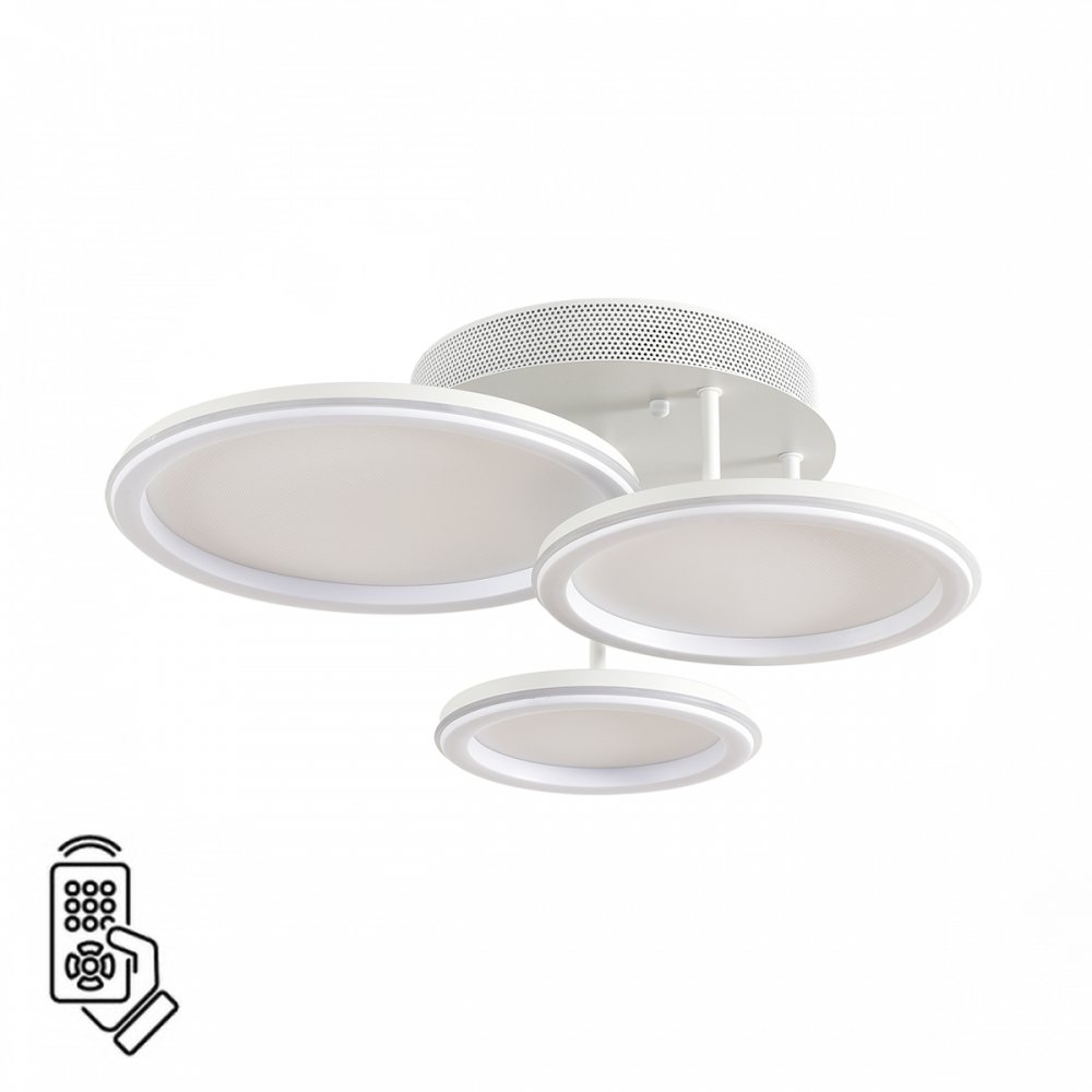 Светодиодная потолочная люстра 60Вт 3000-6500К для умного дома «ALIS SMART» 8380/60CL