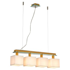 Подвесной светильник на деревянной балке «Montone»