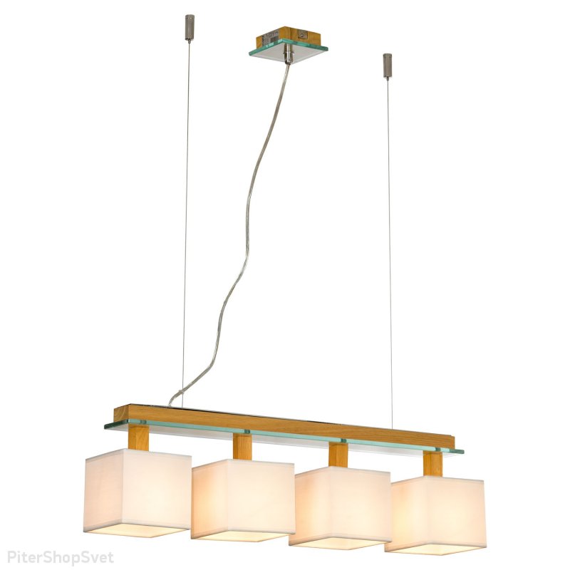 Подвесной светильник на деревянной балке «Montone» LSF-2503-04