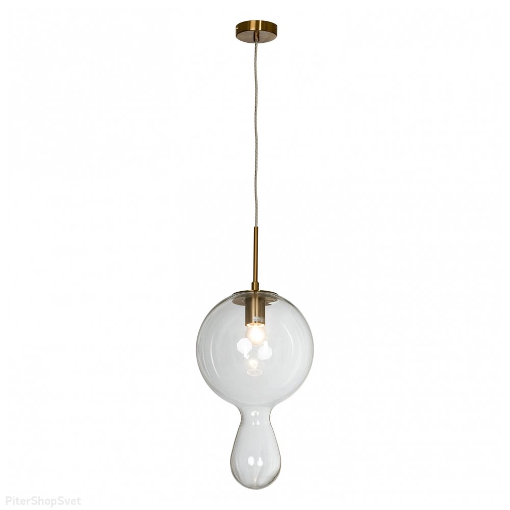 Подвесной светильник шар с каплей «Lowndes» LSP-8497