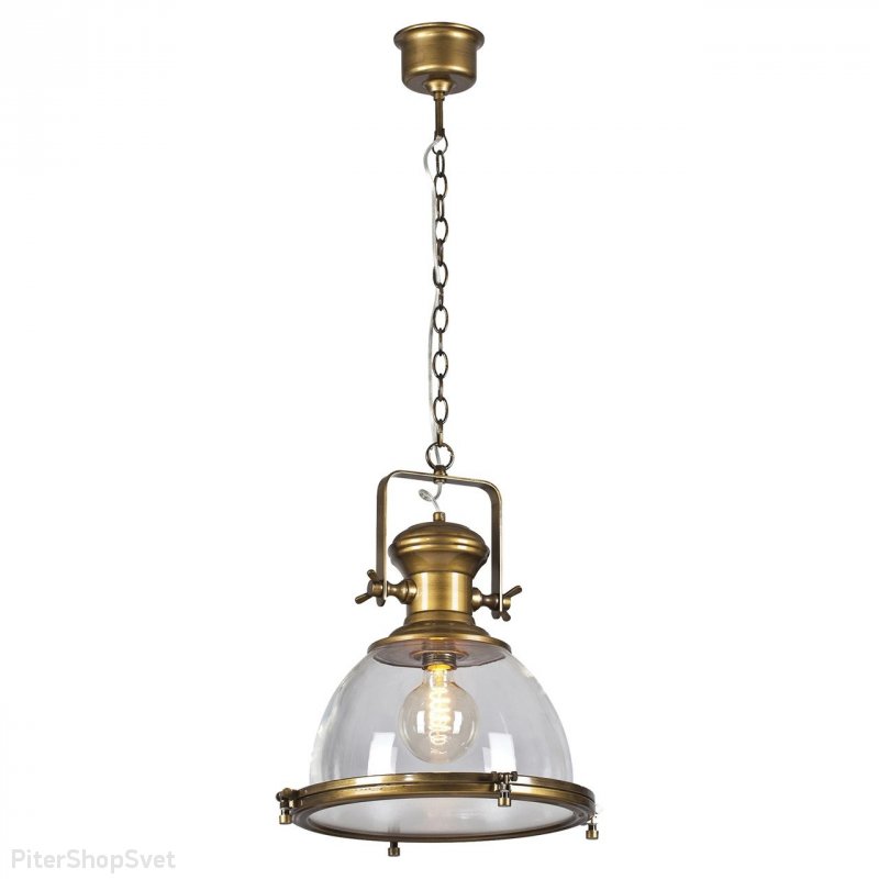 Купольный подвесной светильник с защитным стеклом «Loft» LSP-9611