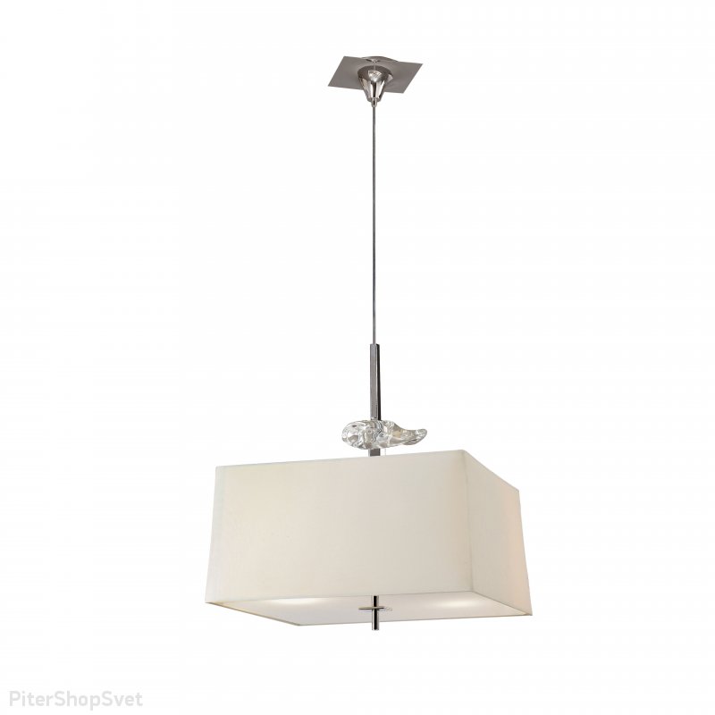 Подвес с квадратным абажуром «AKIRA CREAM SHADE» 0934