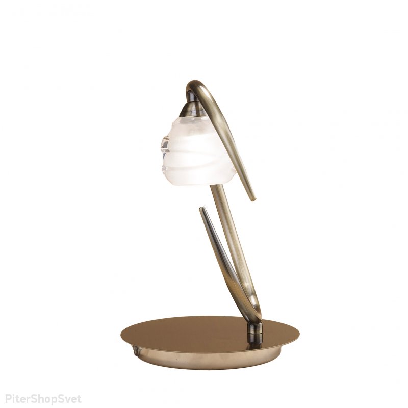 Настольная лампа «LOOP ANTIQUE BRASS» 1827