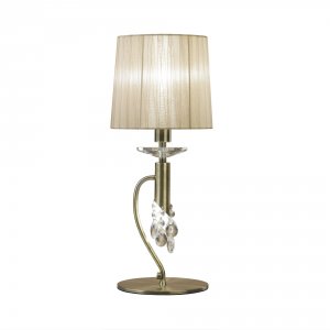 Настольная лампа с хрустальным декором 3888 Tiffany