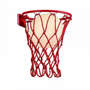 Настенный светильник красное баскетбольное кольцо «BASKETBALL»