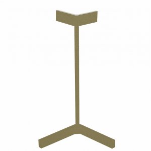 Декоративный настольный светильник золотого цвета «VECTOR»