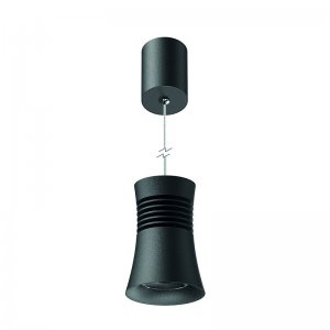 Чёрный светодиодный подвесной светильник 12,5Вт 3000К «PAGODA»