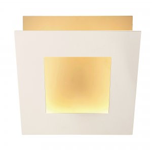 Белый квадратный поворотный настенный светильник подсветка 18Вт 3000К «Dalia»
