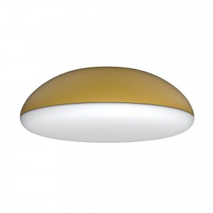 Золотой круглый потолочный светильник D38см «Kazz»