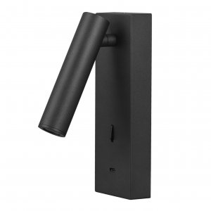 Прикроватный поворотный настенный светильник с выключателем и USB-C «Tarifa»