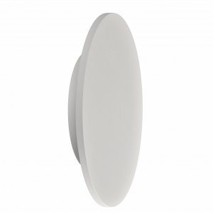Белый круглый настенный светильник подсветка Ø27см 16Вт 2700К «BORA BORA»