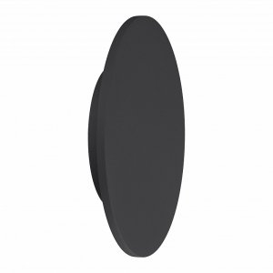 Чёрный круглый настенный светильник подсветка Ø38см 30Вт 2700К «BORA BORA»