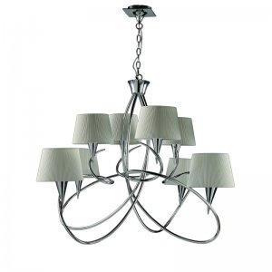 Люстра подвесная 1654 MARA CHROME - WHITE
