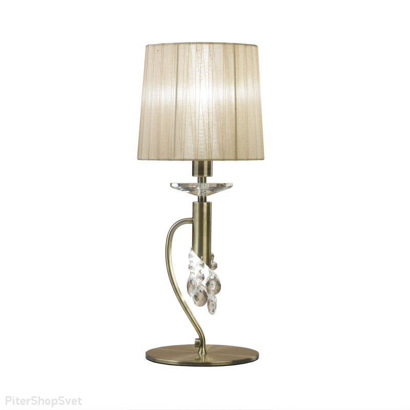 Настольная лампа с хрустальным декором 3888 Tiffany Mantra