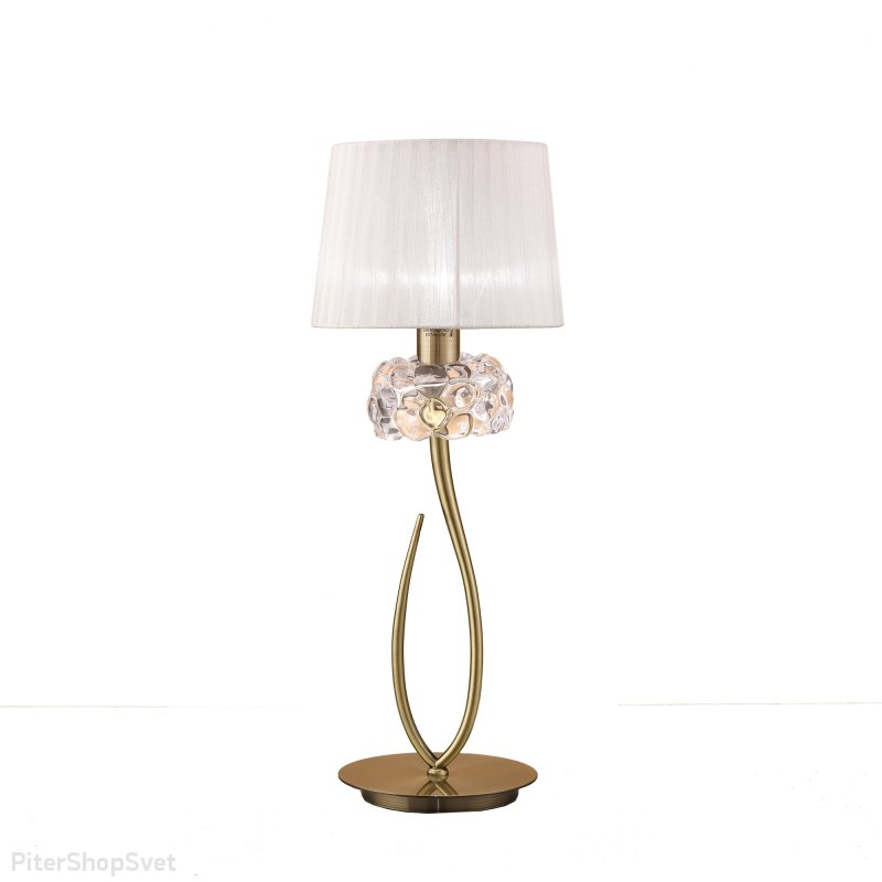 настольная лампа на основании бронзового цвета 4736 Loewe Mantra