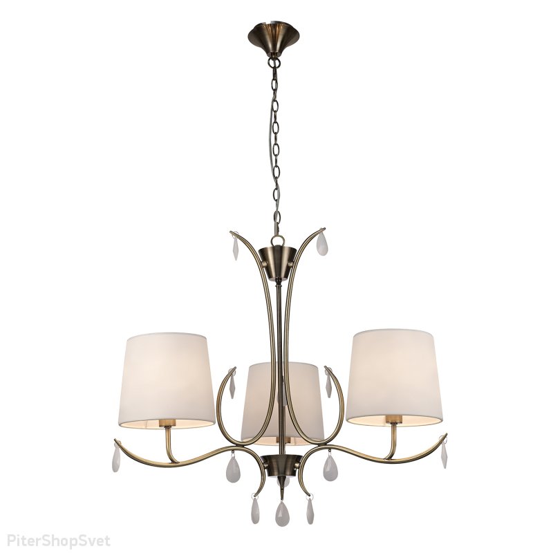 Подвесная люстра «ANDREA CUERO SATINADO» 6335