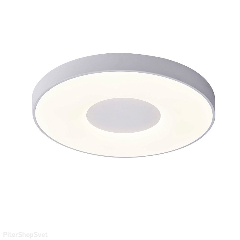 Белый круглый потолочный светильник Ø65см 100Вт с пультом «COIN» 7560