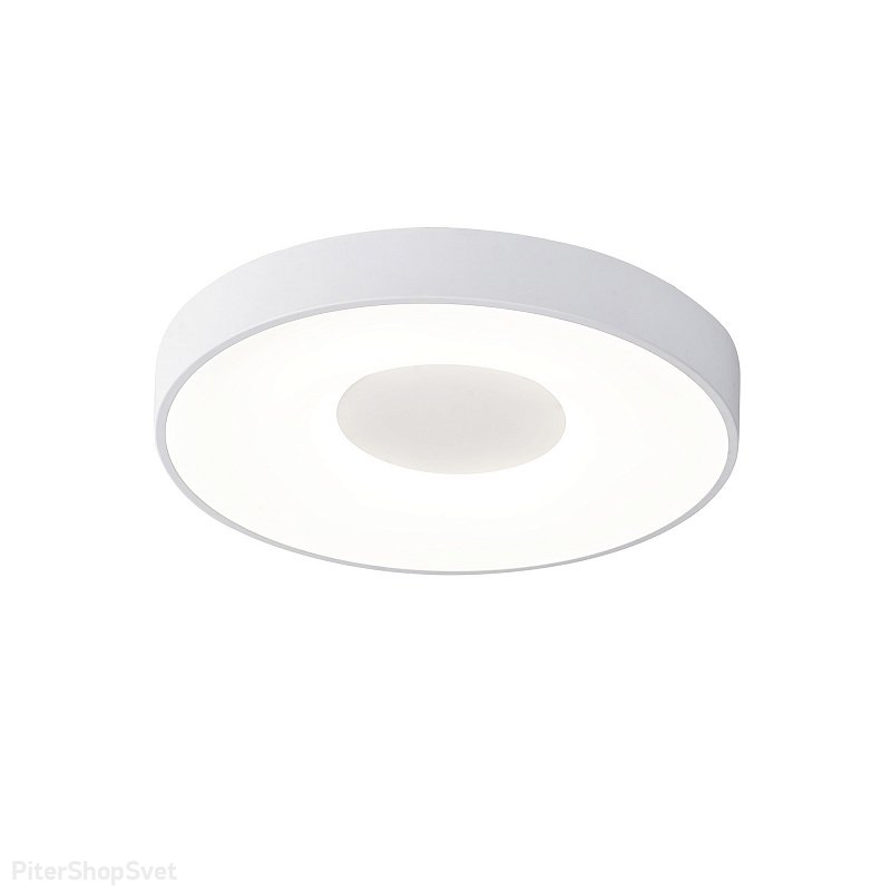 Белый круглый потолочный светильник Ø50см 80Вт с пультом «COIN» 7563