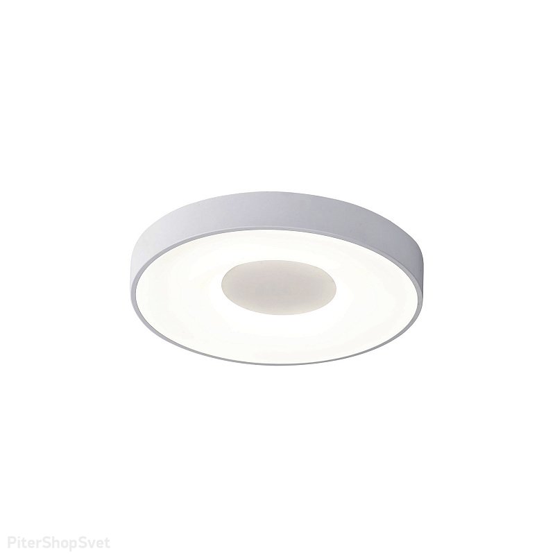 Белый потолочный светильник Ø38см 56Вт с пультом «COIN» 7566
