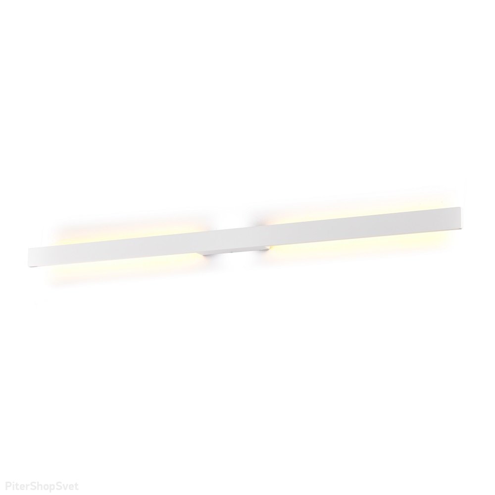 144см белый уличный линейный настенный светильник подсветка 24Вт 3000К «Lotus» 7994