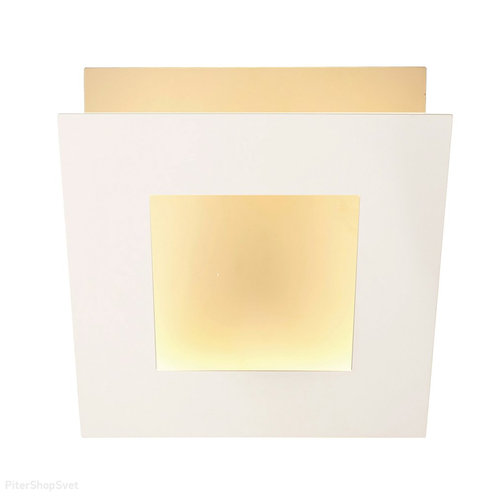 Белый квадратный поворотный настенный светильник подсветка 12Вт 3000К «Dalia» 8110