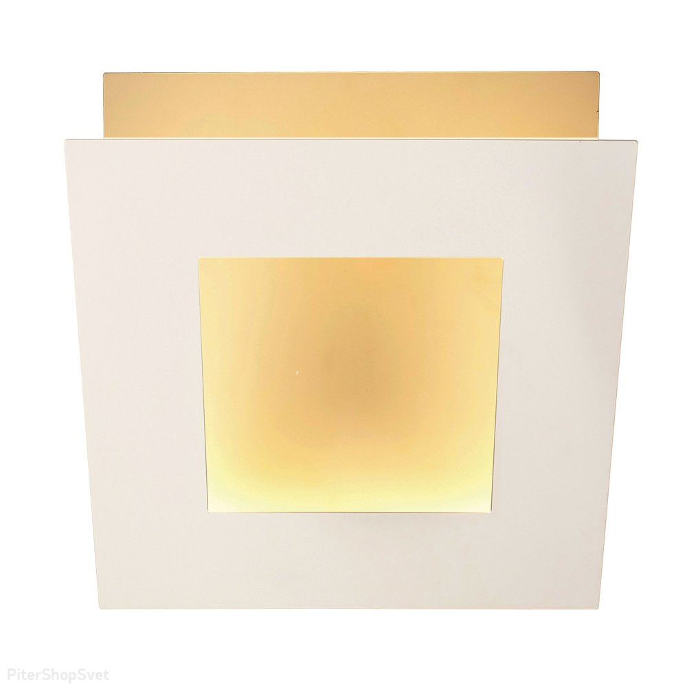 Белый квадратный поворотный настенный светильник подсветка 18Вт 3000К «Dalia» 8114