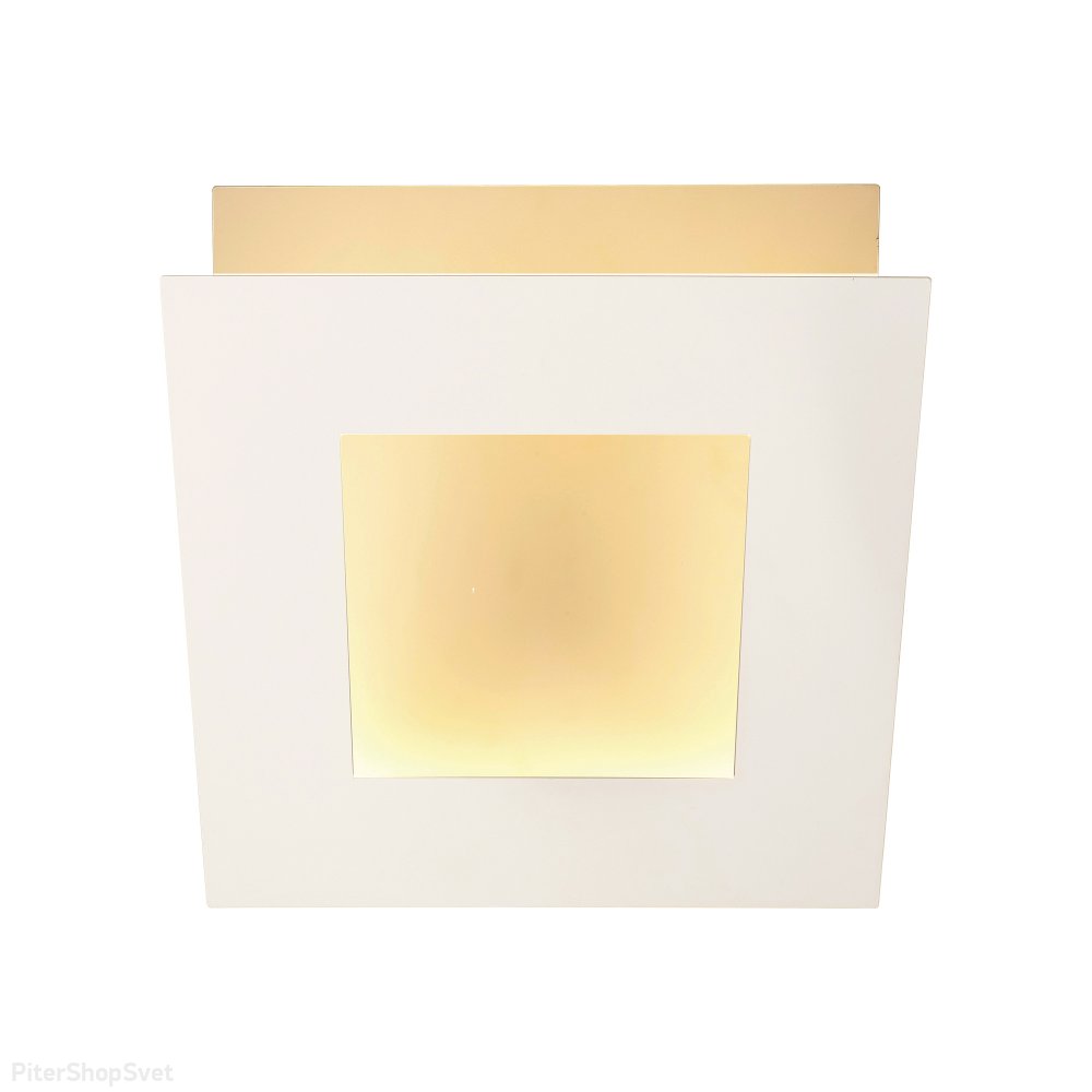 Белый квадратный поворотный настенный светильник подсветка 24Вт 3000К «Dalia» 8118