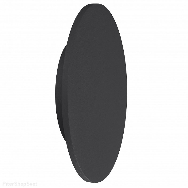Чёрный круглый настенный светильник подсветка 16Вт 2700К «BORA BORA» C0133