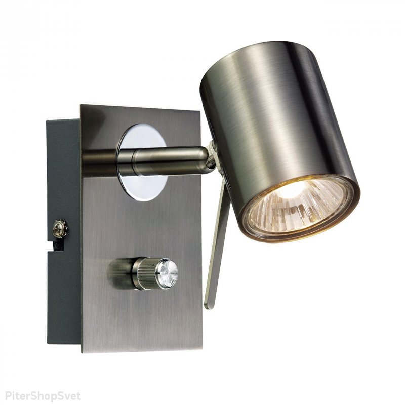 Одиночный спот с выключателем «HYSSNA» 104440