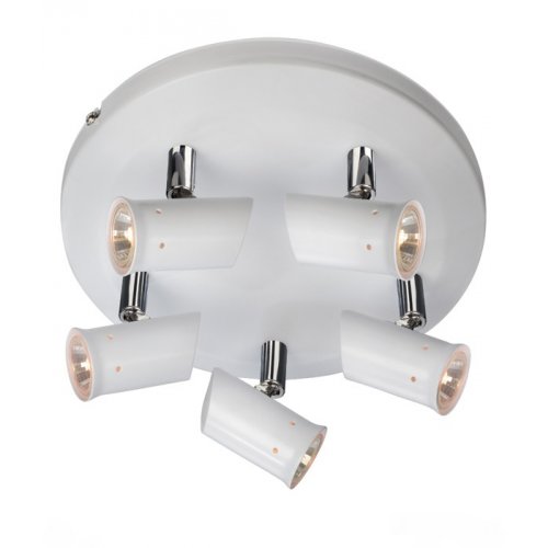 Белые споты на круглом основании Madrid 104848