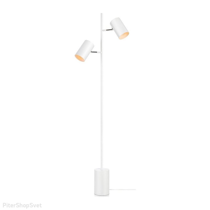 Двойной белый торшер «TWIN» 107948