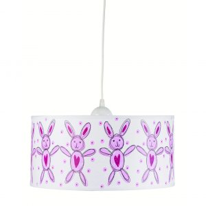 Подвесной светильник с зайцами на абажуре 102401 «Vaggeryd»