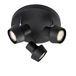 Тройной спот на круглом основании 106087 URN