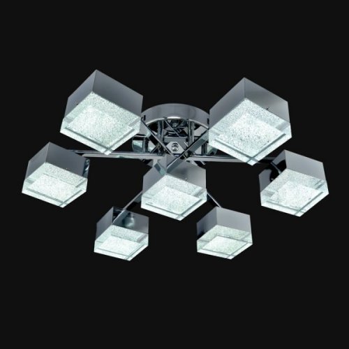 Потолочная люстра с пультом «геометрия» 1-1699-7-CR Y LED