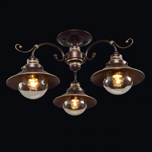 Люстра кофейного цвета ковка 1-4565-3-CF E27
