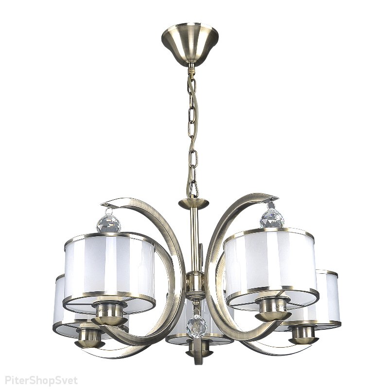 Люстра цвета античной бронзы «Классика» 2-4212-5-AB E27