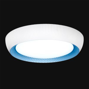 Бело-голубая светодиодная люстра 1-7160-WH+BL LED