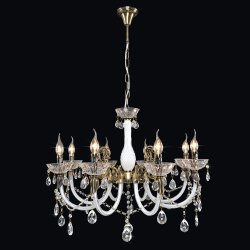 Люстра с декором из хрусталя 2-7950-8-AB E14 хрусталь