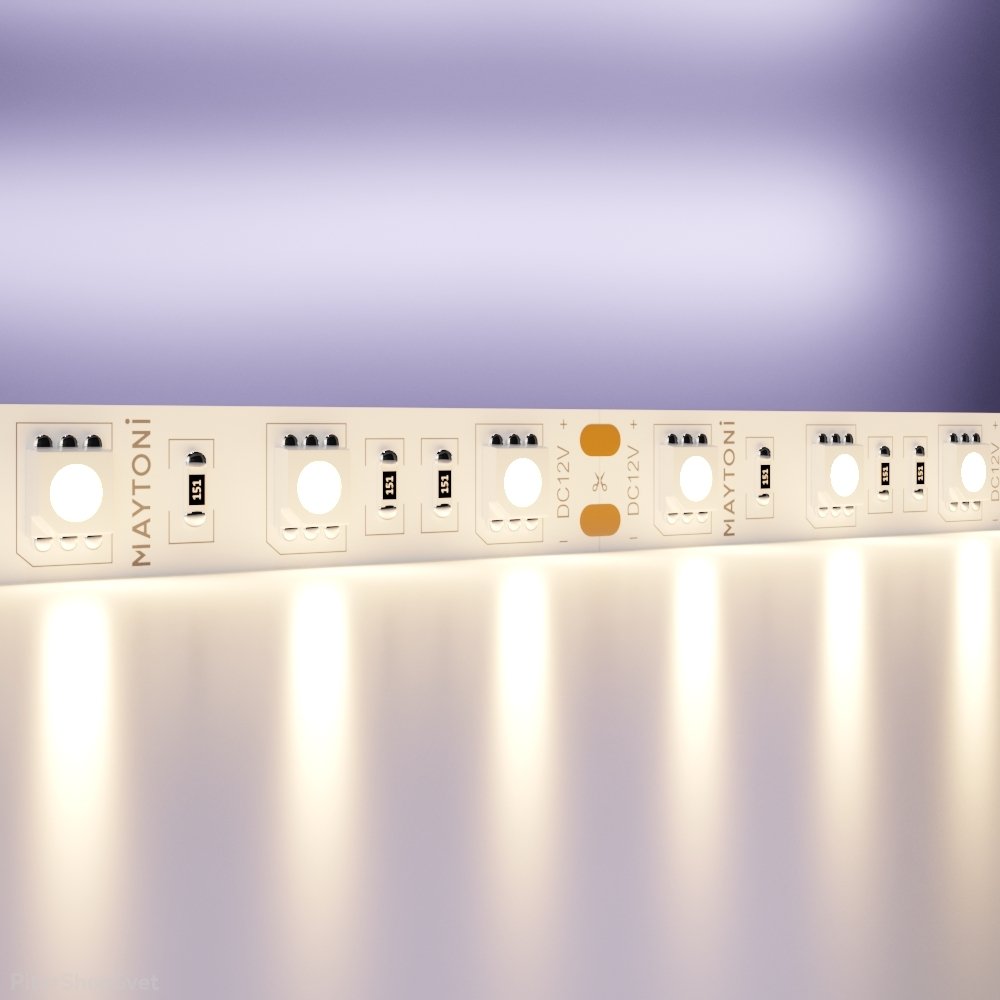 5м светодиодная лента 12В 14.4Вт/м 3000K «Led strip» 10128