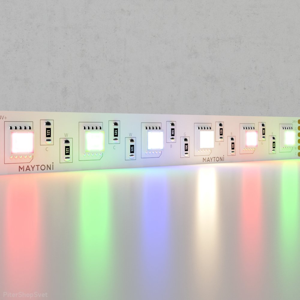 5м светодиодная летна RGB-MIX 24В 20Вт/м «Led strip» 20039