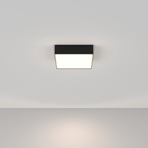 24Вт 4000К чёрный плоский прямоугольный светильник «Zon»