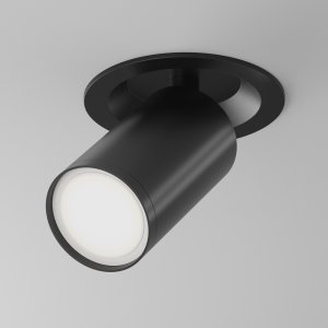 Встраиваемый светильник поворотный спот, чёрный «FOCUS S»